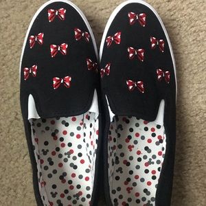 Disney Minnie Mouse slip ons!